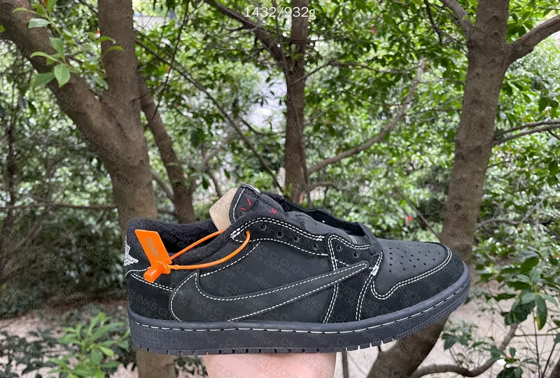 AJ1 Low TS "Black Phantom" (Stain or Dirt?)