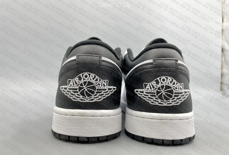 AJ1 Low White Black - DT 3