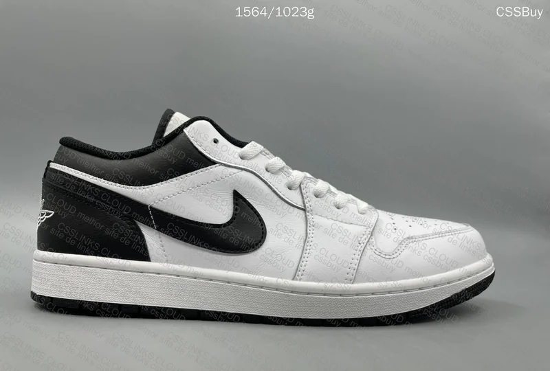 AJ1 Low White Black - DT 4