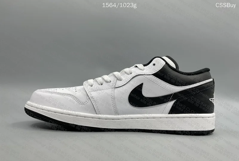AJ1 Low White Black - DT 5