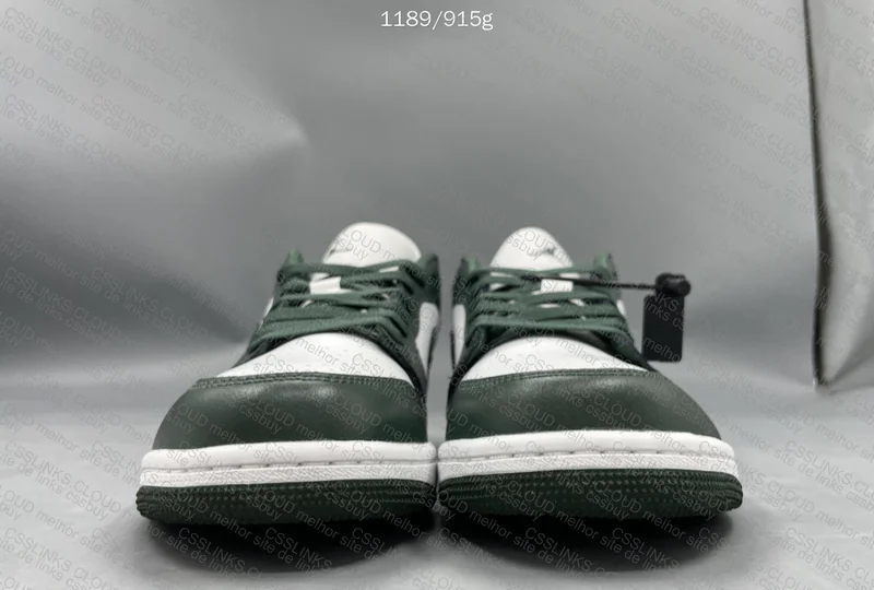 AJ1 LOW White/Green 2