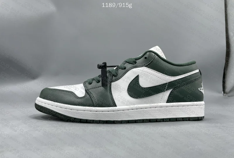 AJ1 LOW White/Green 6