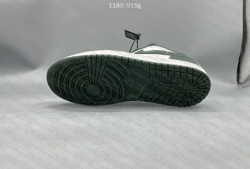 AJ1 LOW White/Green 7