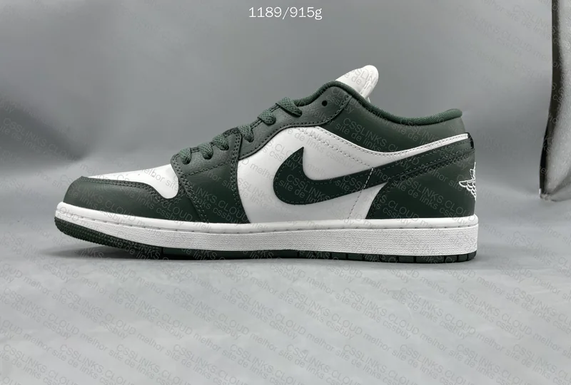 AJ1 LOW White/Green 8