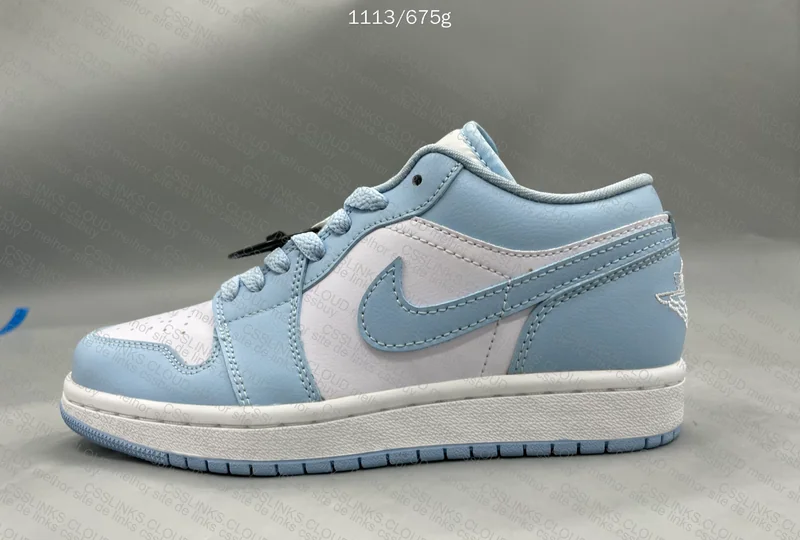 AJ1 LOW Women - White Ice Blue