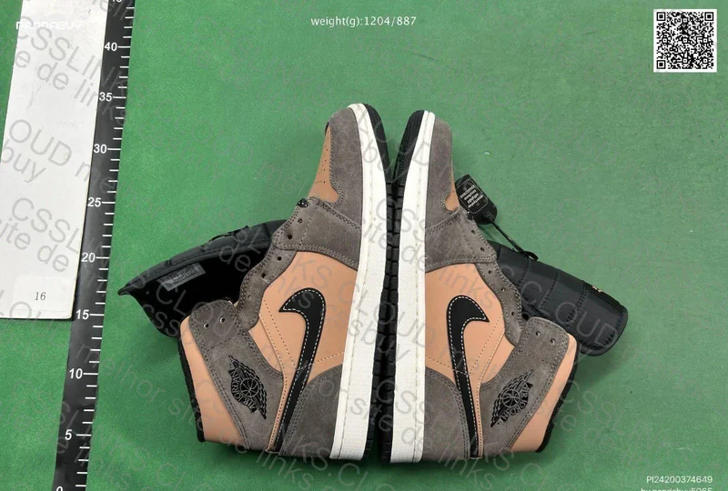 AJ1 mid - Brown