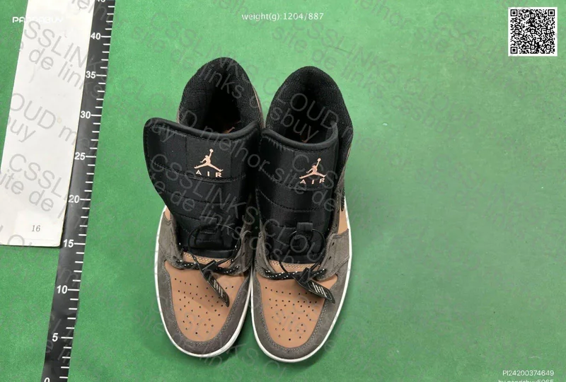 AJ1 mid - Brown 2