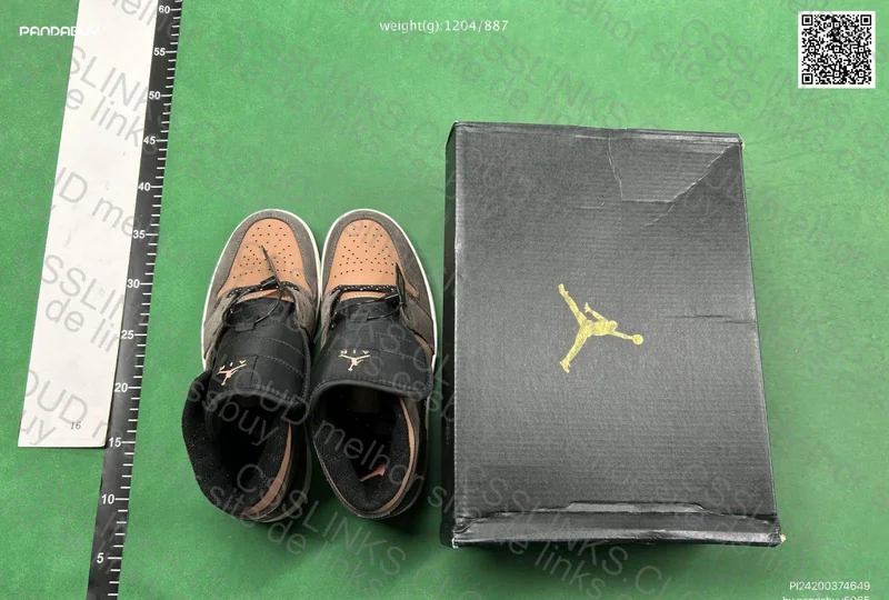 AJ1 mid - Brown 4