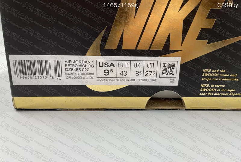 AJ1 Palomino LJR B GRADE AJUDAAA