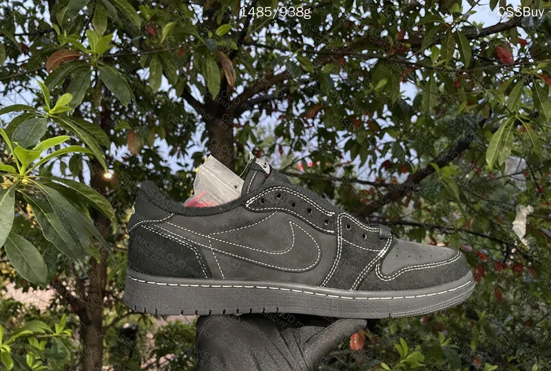 aj1 travis black phantom