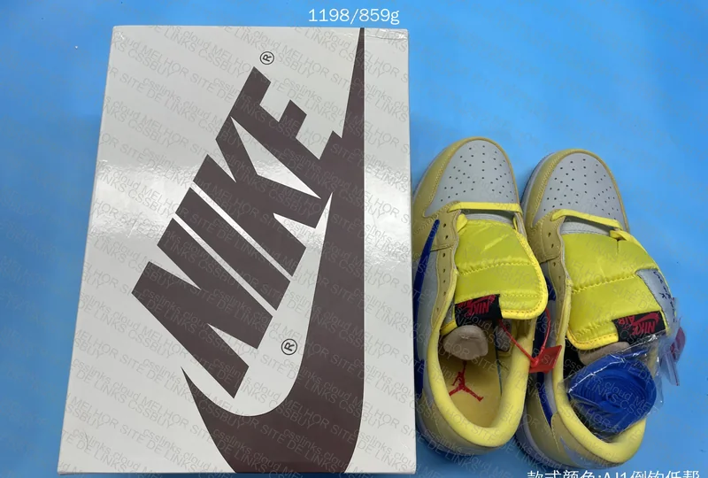 AJ1 Travis Low Canary