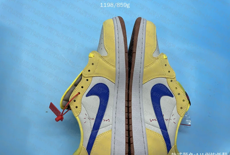 AJ1 Travis Low Canary 5