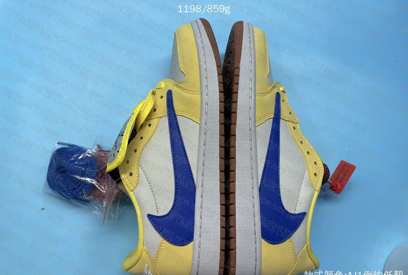 AJ1 Travis Low Canary 6