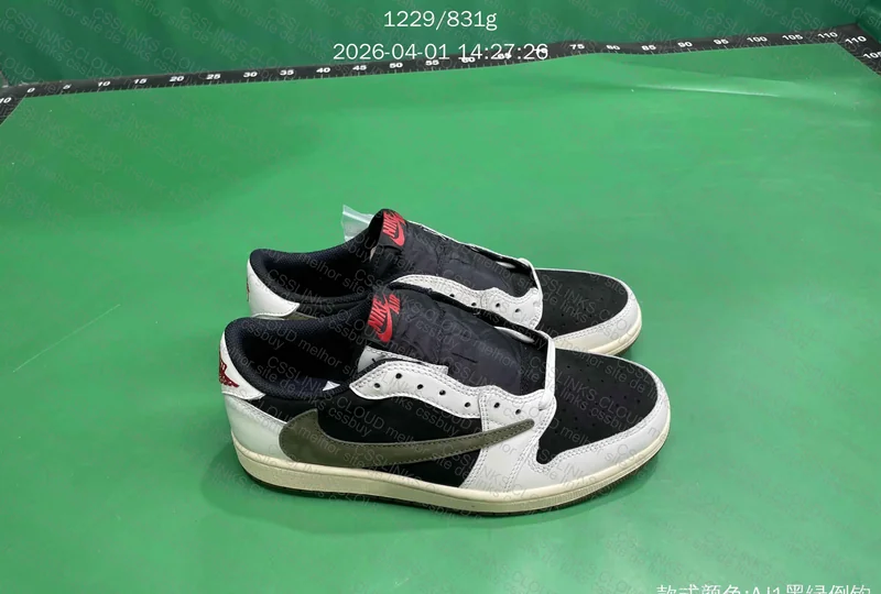 AJ1 TRAVIS OLIVE (DT SALE)