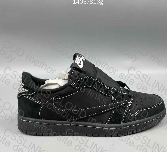 AJ1 Traviss Scott Black Phantom