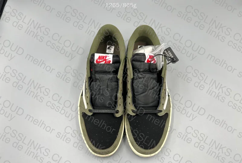 Aj1 TS Low - Black Olive