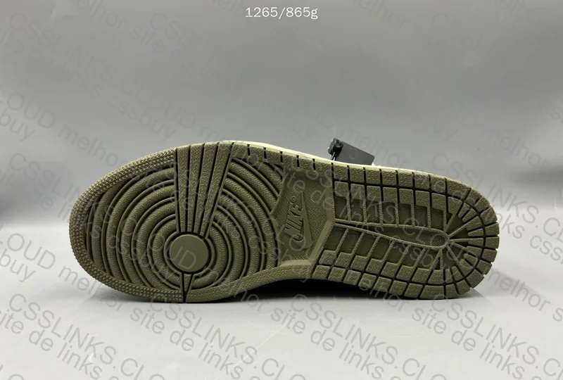 Aj1 TS Low - Black Olive 4