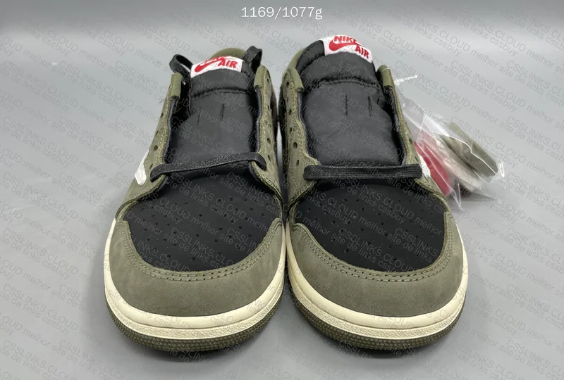 Aj1 TS Low - Black Olive