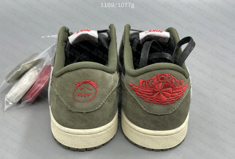 Aj1 TS Low - Black Olive 4
