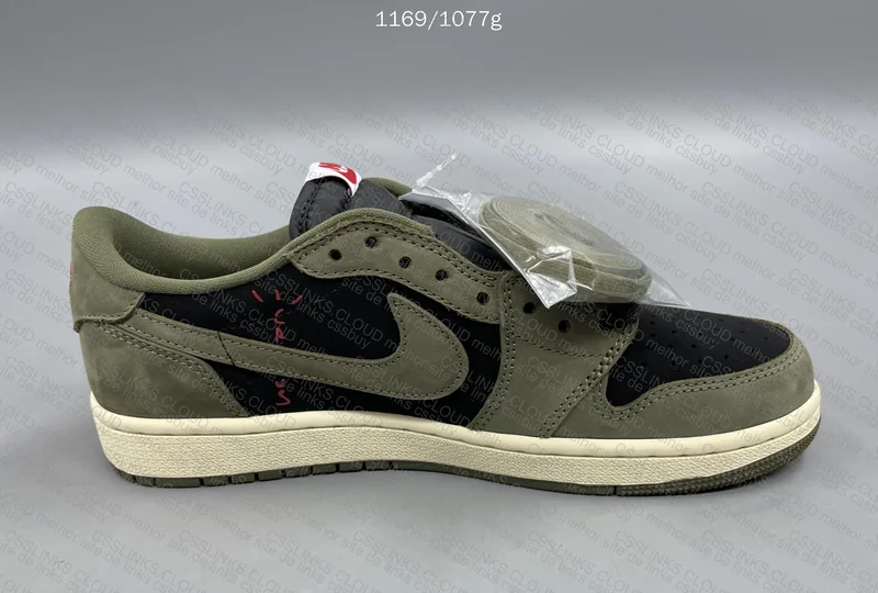 Aj1 TS Low - Black Olive 5