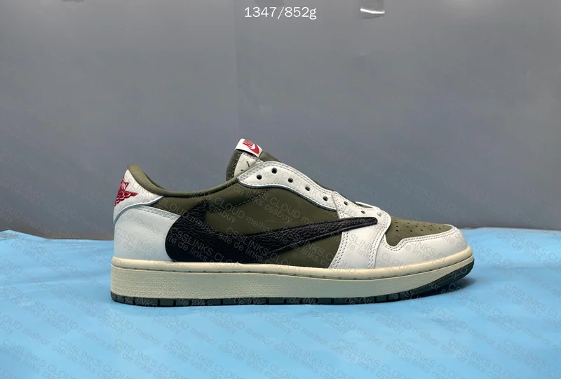 AJ1 TS Medium Olive e Velvet Brown FK 7