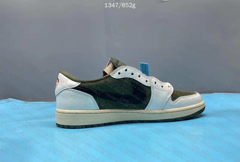 AJ1 TS Medium Olive e Velvet Brown FK 8