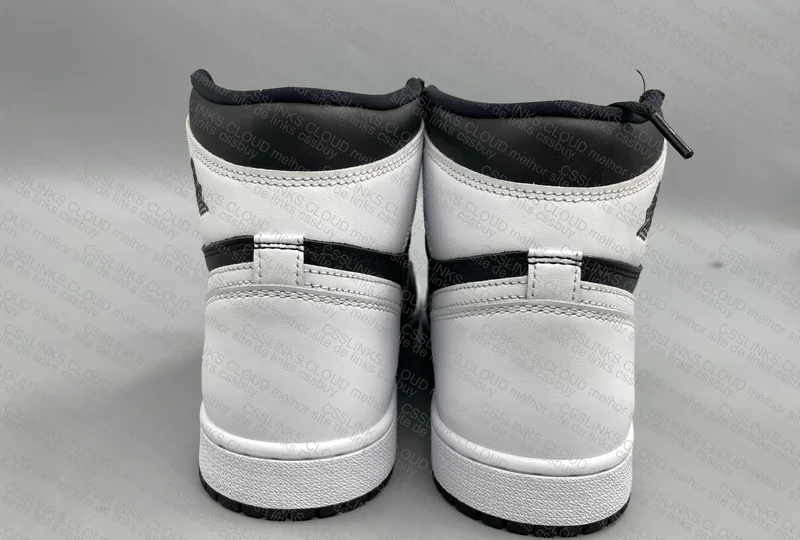 AJ1 WHITE BLACK 2