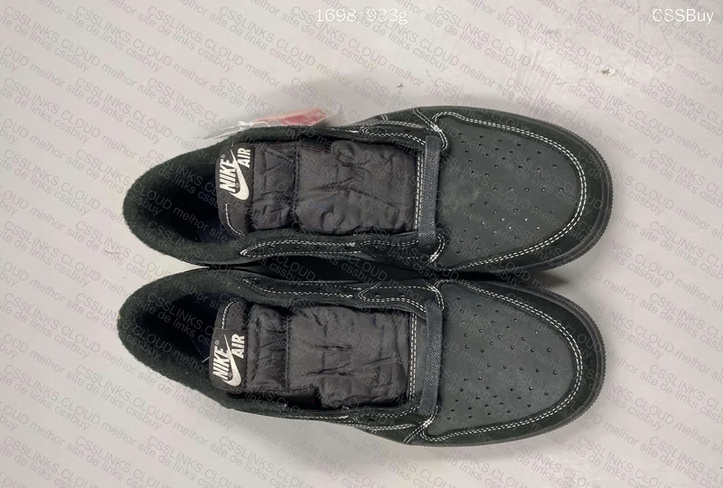 AJ1 x TS Black Phantom