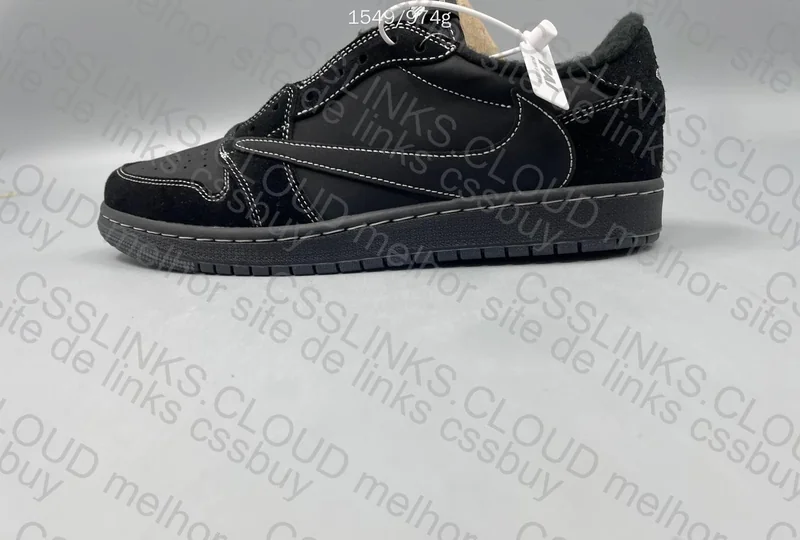 AJ1 x TS 'Black Phanton' 5