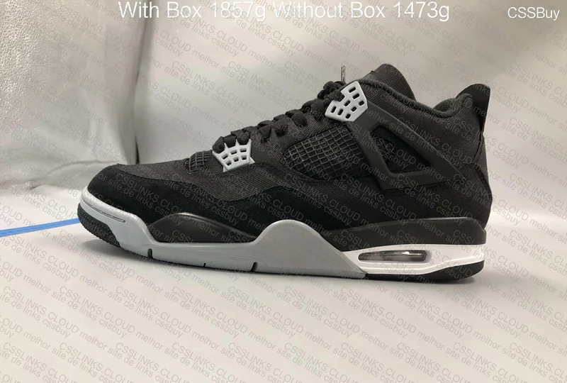AJ4 Black Canvas 2