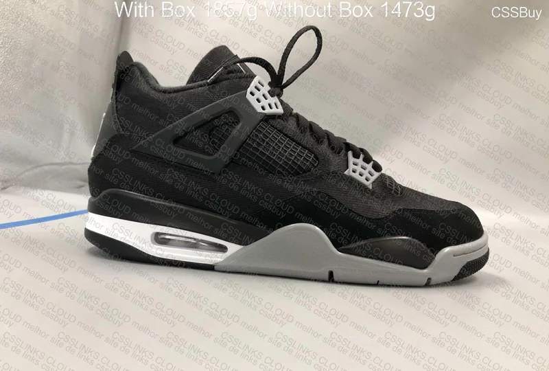AJ4 Black Canvas 5