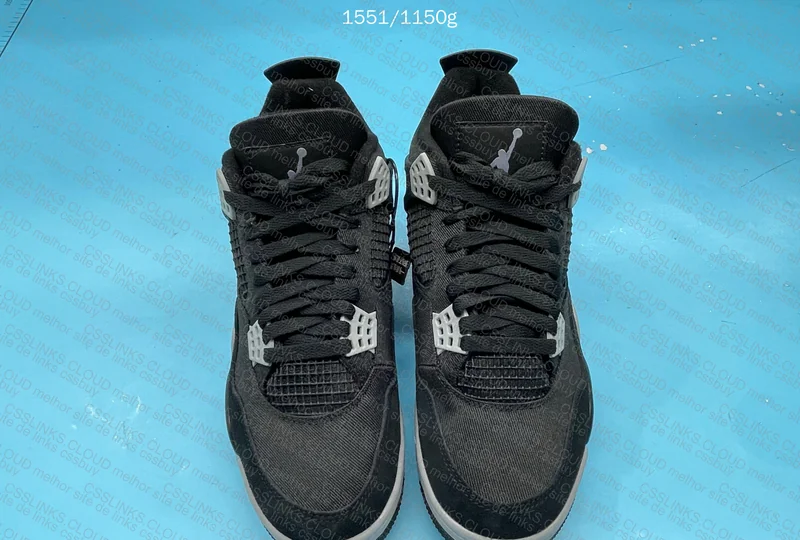 Aj4 black canvas