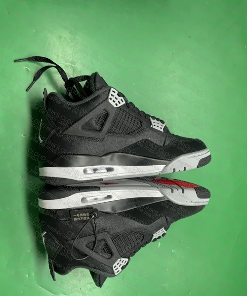 aj4 black canvas
