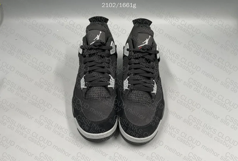 AJ4 Black Canvas - GL? 4