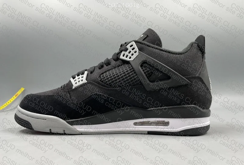 AJ4 Black Canvas - GL? 7