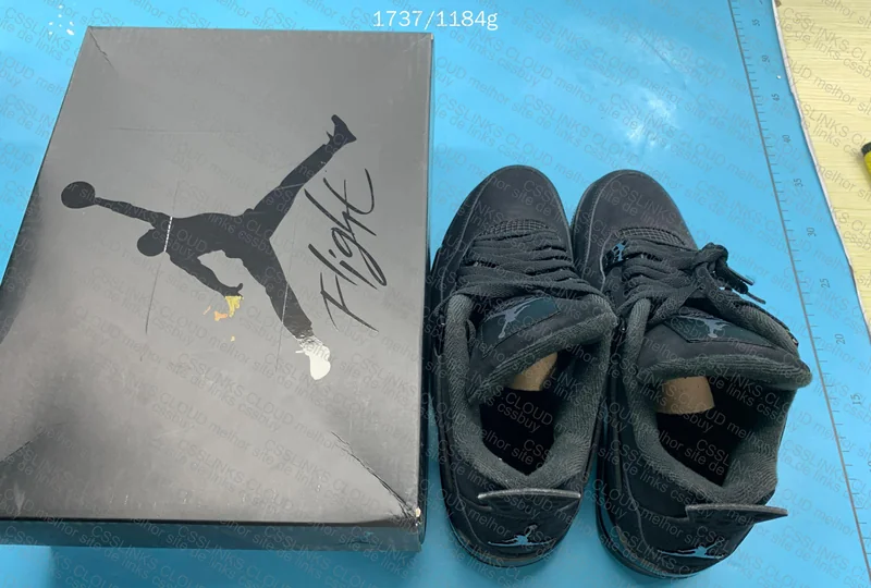 AJ4 black cat