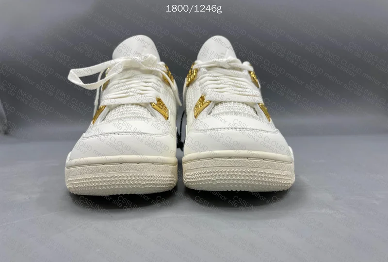 AJ4 Gold Metallic OVO 3