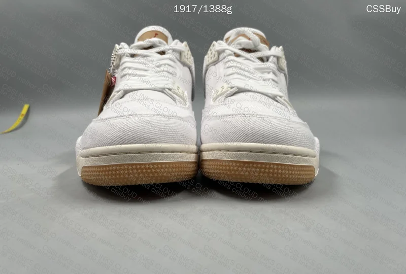 AJ4 Levis White 2