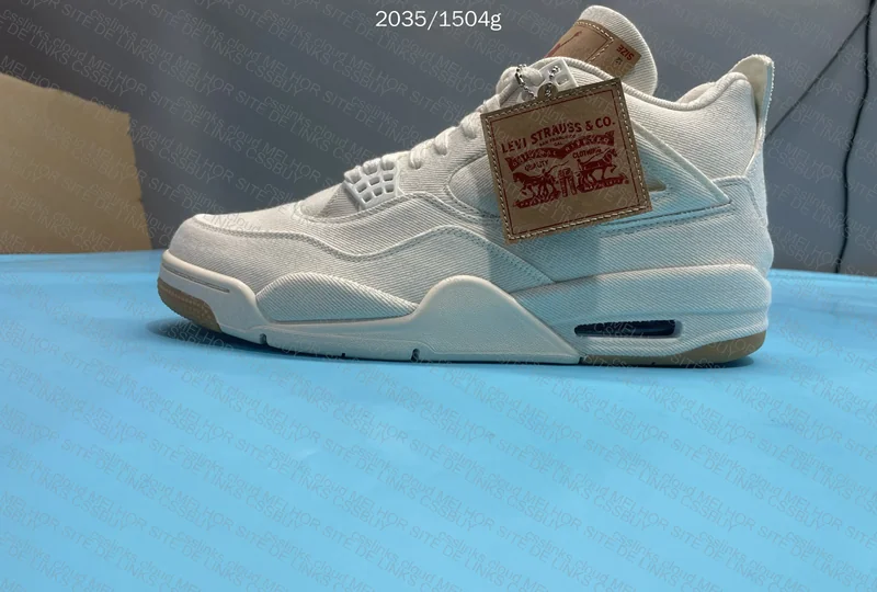Aj4 levis “white denim” 8