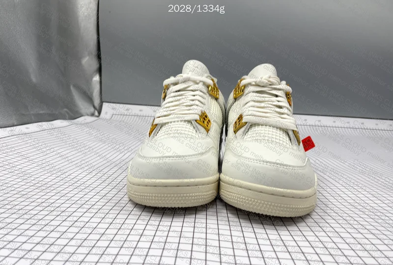 aj4 metallic gold 2