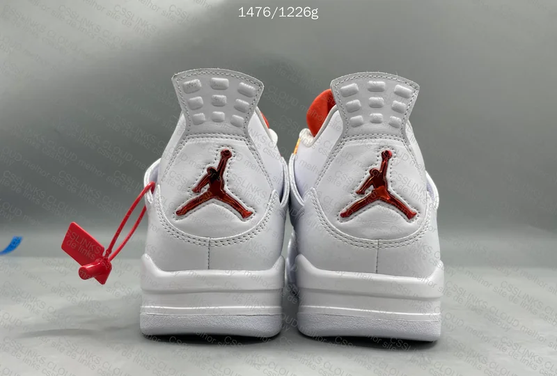 AJ4 Metallic Orange