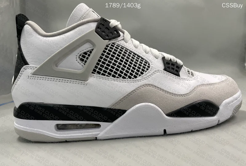 AJ4 Military Black