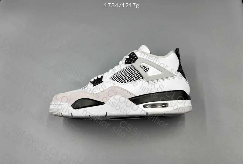 AJ4 Military Black