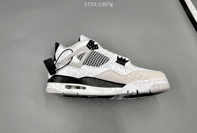AJ4 Military Black 6