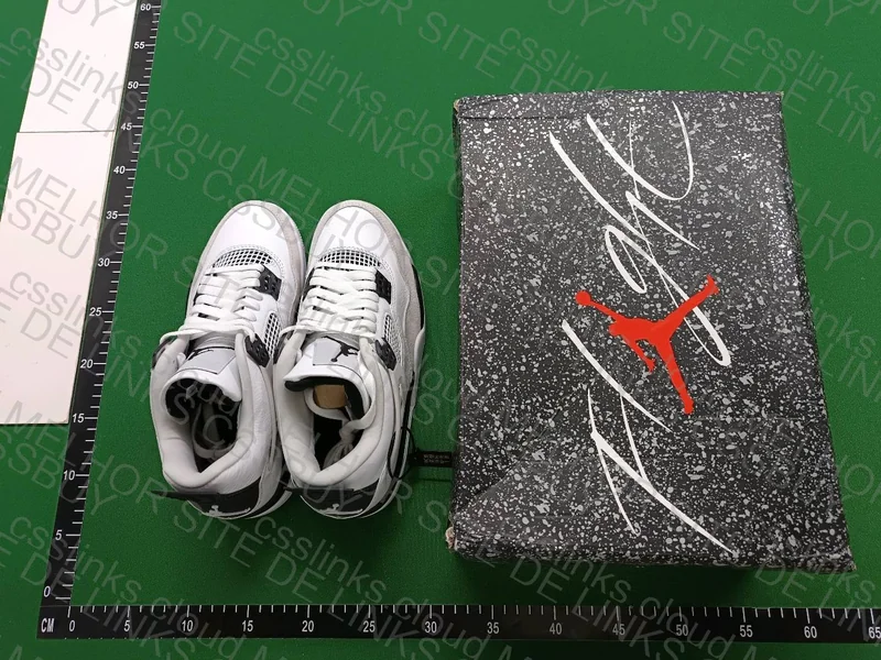 AJ4 Military Black 6
