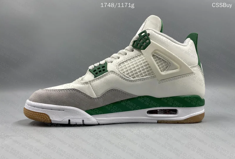 AJ4 Pine Green 7