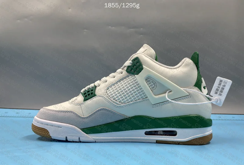 AJ4 Pine Green 6
