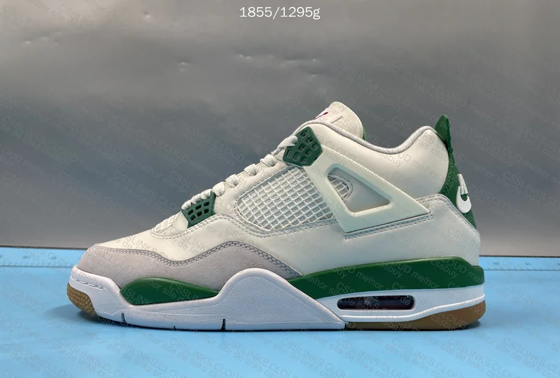 AJ4 Pine Green 8