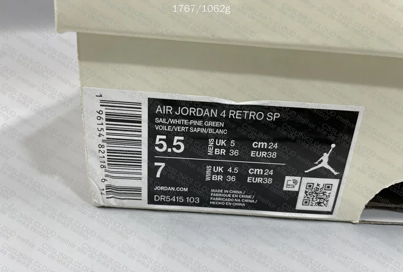 AJ4 Pine Green (GL?) 10
