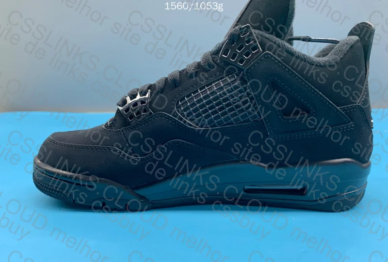 AJ4 Black Baratin 4